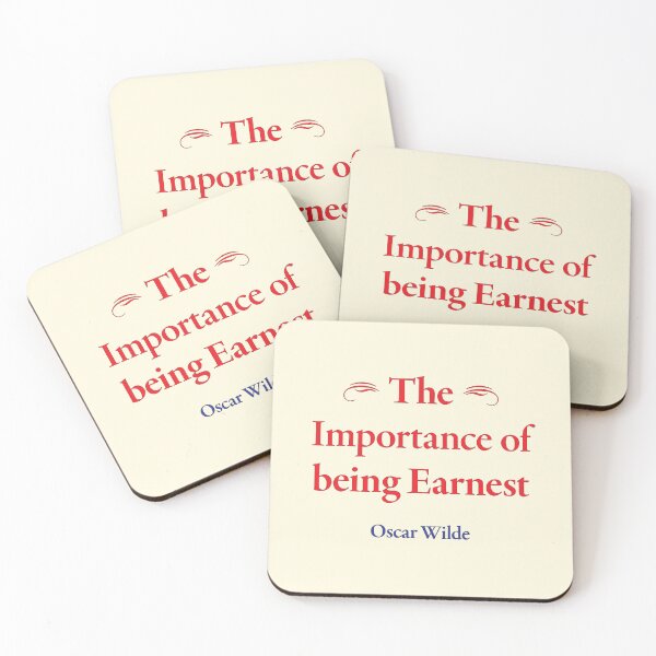 Item preview, Oscar Wilde, The Importance of Being Earnest, Irish Author, Classic Literature designed and sold by CharlottePlaceArt.
