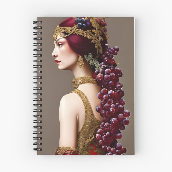 Artikelvorschau, My Lady Summerwine Fruchtiges KI-Kunstporträt entworfen und verkauft von stine1.