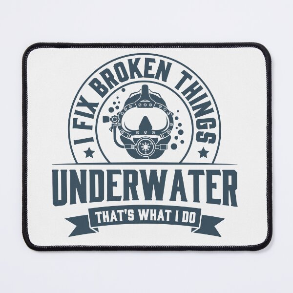 Item preview, Vintage-Style Statement T-Shirt for Commercial Divers & Scuba Enthusiasts designed and sold by Viktor Milana.