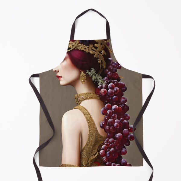 Artikelvorschau, My Lady Summerwine Fruchtiges KI-Kunstporträt entworfen und verkauft von stine1.