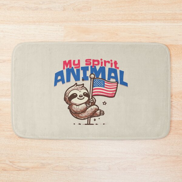 Item preview, My Spirit Animal Sloth USA Edition designed and sold by dudelinart.