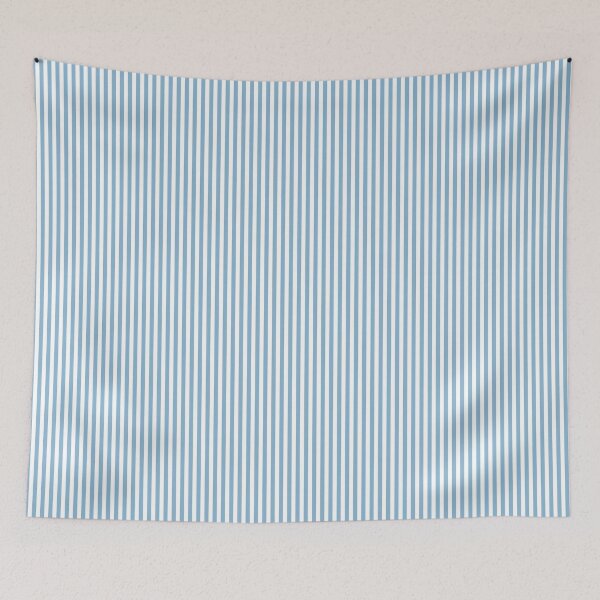 Aperçu de l'œuvre Rayures bleu ciel et blanches créée et vendue par Karf ..