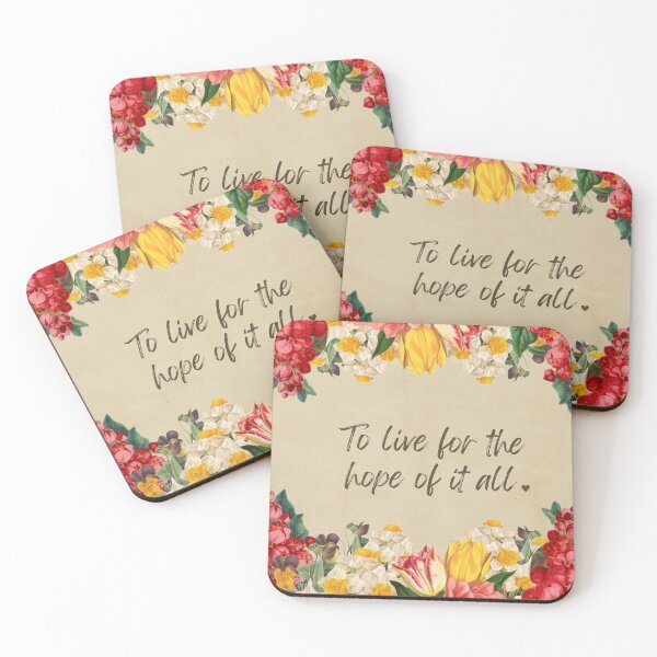 Item preview, To Live for the Hope of It All – Taylor Swift "august" Inspired Floral Quote designed and sold by Mukadam_13.