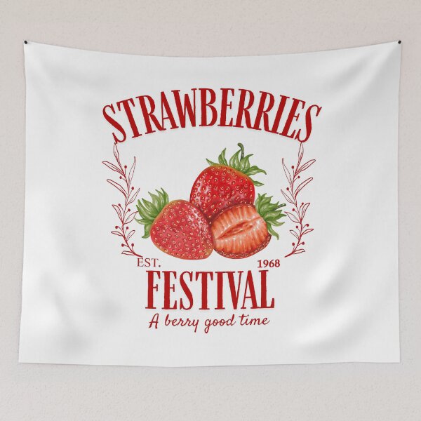 Item preview, Strawberries Festival A Berry Good Time Vintage designed and sold by thebest-2studio.