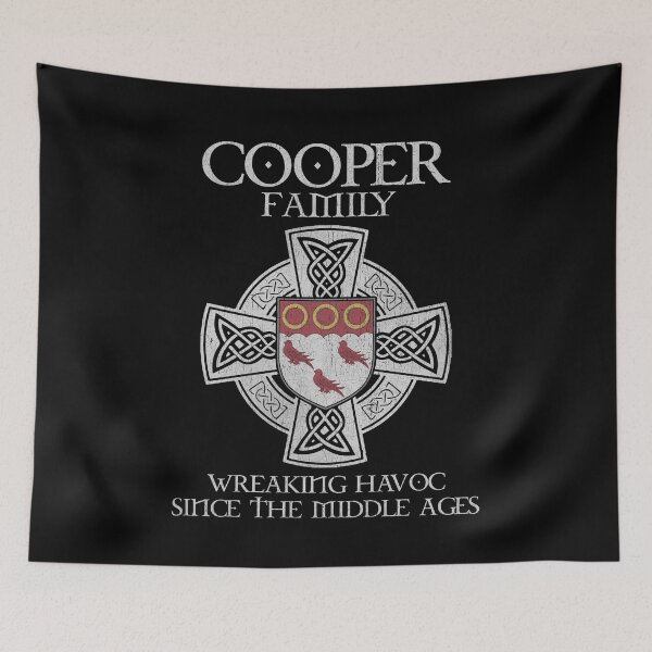 Item preview, Cooper Family Crest – Medieval Heritage Emblem for Ancestry Lovers & Vintage Style Fans designed and sold by 9X FR.