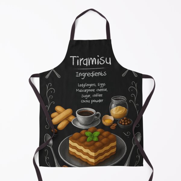 Item preview, Italian Tiramisu Dessert Recipe Artwork Collection designed and sold by TTFLAB.