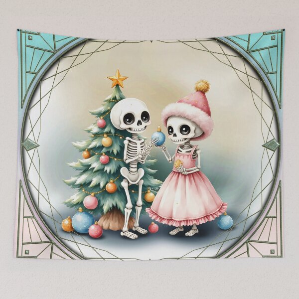 Item preview, Bones, baubles, and a bit of magic – the skeleton Christmas spectacle. designed and sold by nicky2342.