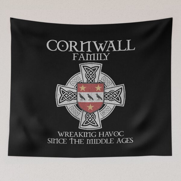 Item preview, Cornwall Family Crest – Medieval Heritage Emblem for Ancestry Lovers & Vintage Style Fans designed and sold by 9X FR.