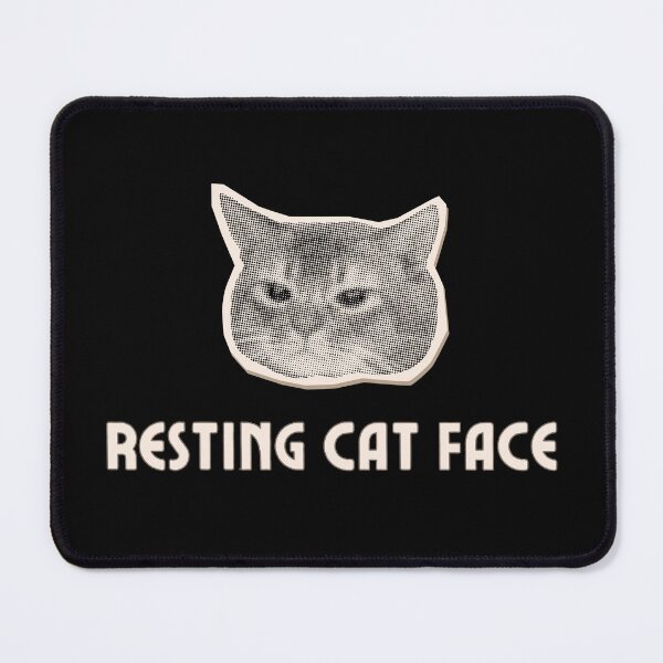 Item preview, Resting Cat Face designed and sold by monika-arthing.