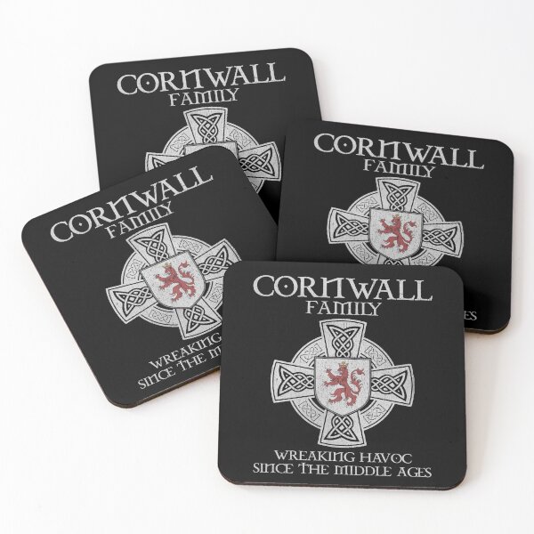 Item preview, Cornwall Family Crest – Medieval Heritage Emblem for Ancestry Lovers & Vintage Style Fans designed and sold by 9X FR.