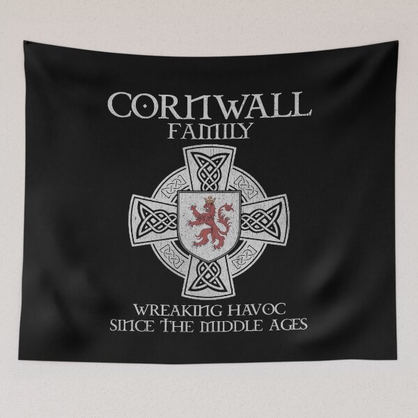 Item preview, Cornwall Family Crest – Medieval Heritage Emblem for Ancestry Lovers & Vintage Style Fans designed and sold by 9X FR.