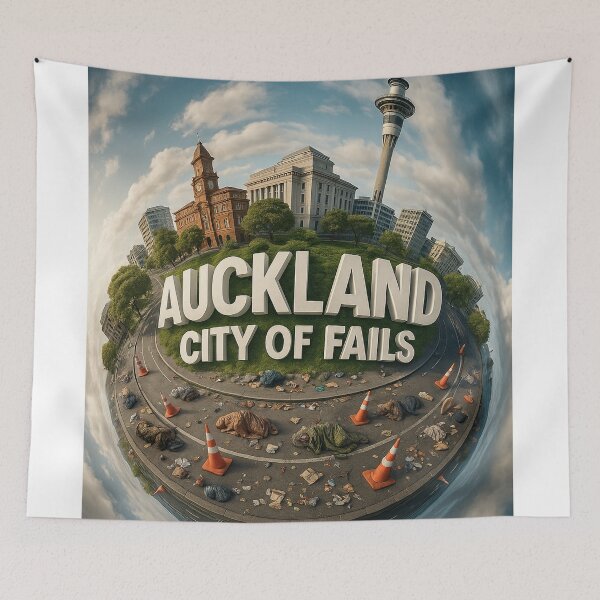 Item preview, Auckland city of fails not sails.jpg designed and sold by kiwiartyfarty.