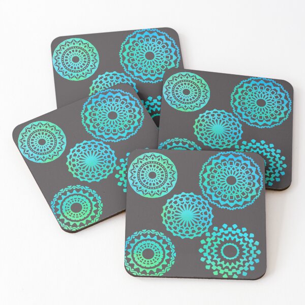 Item preview, Blue Green Gradient Rounds designed and sold by JaygiesDesign.