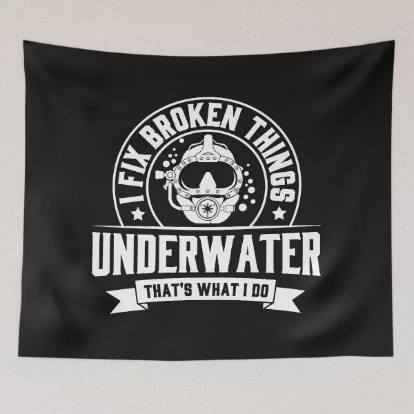 Item preview, Vintage-Style Statement T-Shirt for Commercial Divers & Scuba Enthusiasts designed and sold by Viktor Milana.
