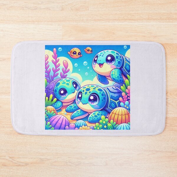 Item preview, A KWAII TURTLES UNDERWATER designed and sold by Catalina Kate.