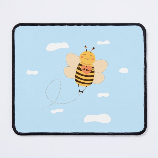 Item preview, Happy Bee Flying with a Heart designed and sold by rymarenko.