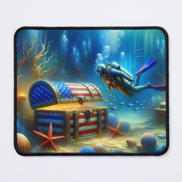 Item preview, Underwater American Chest designed and sold by M-Y-A-R-T-.