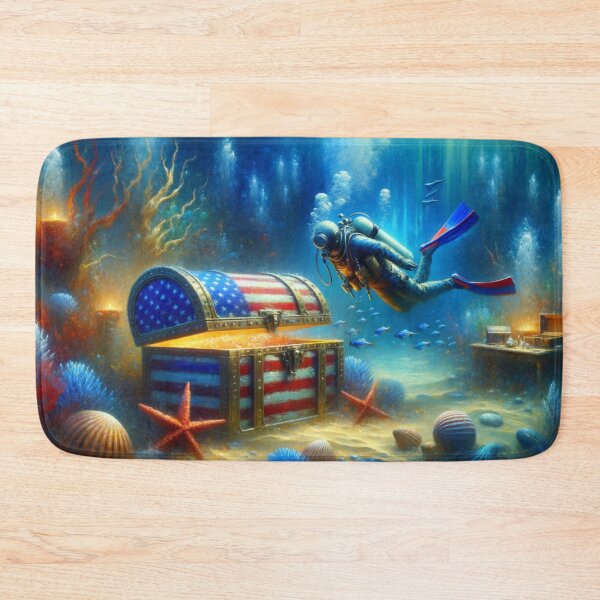 Item preview, Underwater American Chest designed and sold by M-Y-A-R-T-.