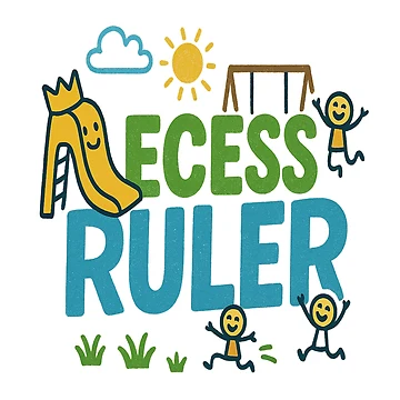 Artwork thumbnail, Recess Ruler – Fun Back to School Design by Rajasekar