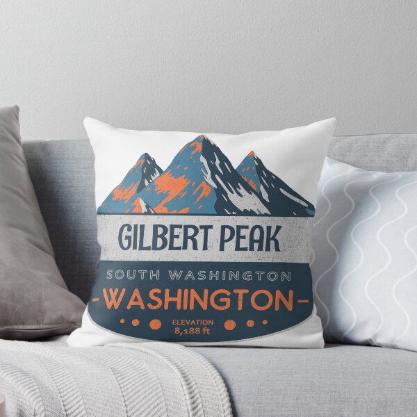 Item preview, Gilbert Peak, South Washington Cascades, Washington, Mountain Badge designed and sold by Wanderful-roads.