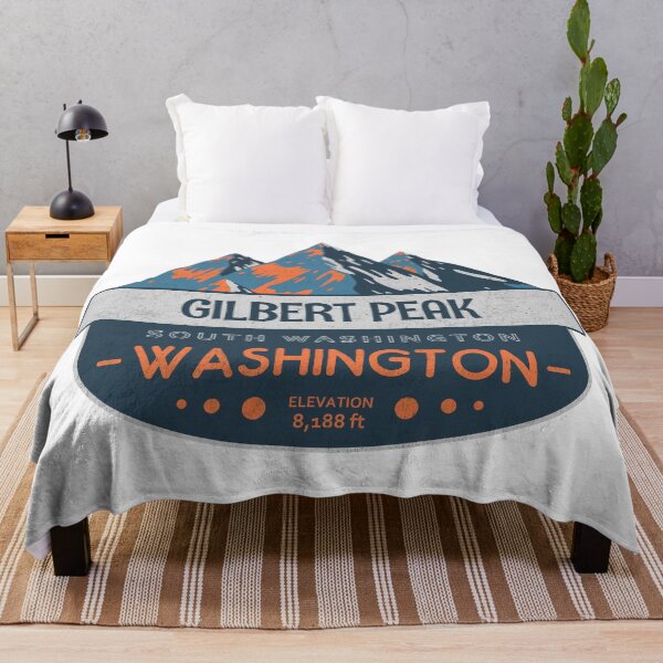 Item preview, Gilbert Peak, South Washington Cascades, Washington, Mountain Badge designed and sold by Wanderful-roads.