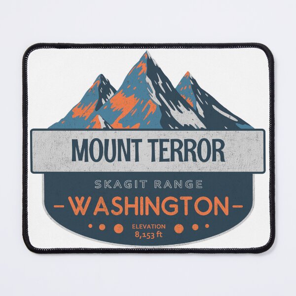 Item preview, Mount Terror, Skagit Range, Washington, Mountain Badge designed and sold by Wanderful-roads.