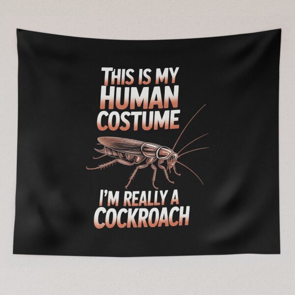 Item preview, Halloween This Is My Human Costume Im Really A Cockroach designed and sold by WalshDrawnLaugh.