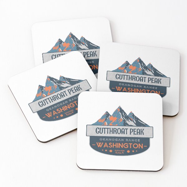 Item preview, Cutthroat Peak, Okanogan Range, Washington, Mountain Badge designed and sold by Wanderful-roads.