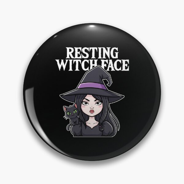 Item preview, RESTING WITCH FACE - WITCH HALLOWEEN designed and sold by KEF Custom.