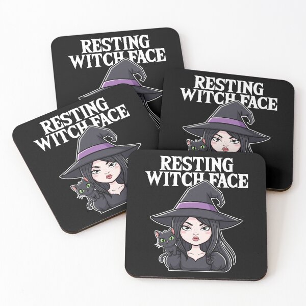 Item preview, RESTING WITCH FACE - WITCH HALLOWEEN designed and sold by KEF Custom.