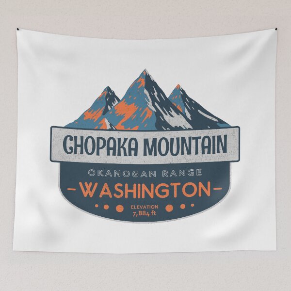 Item preview, Chopaka Mountain, Okanogan Range, Washington, Mountain Badge designed and sold by Wanderful-roads.