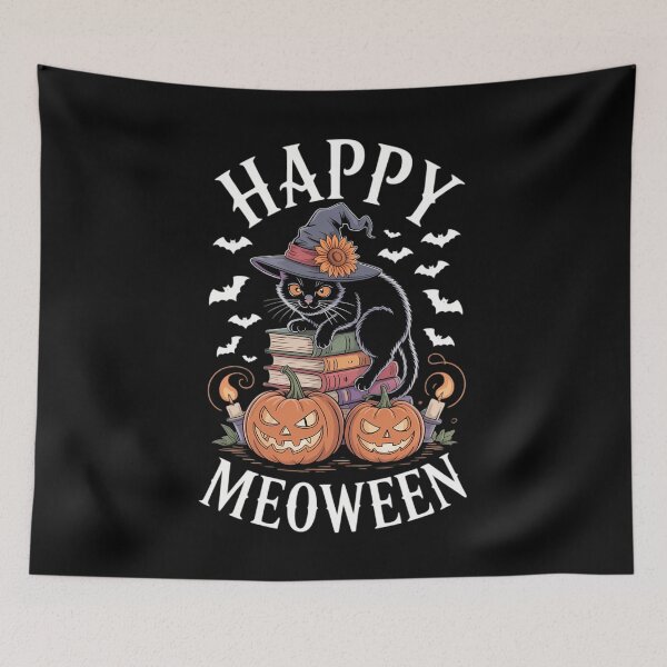 Item preview, Happy Meoween Trick Or Treating Cat Lover Halloween designed and sold by WalshDrawnLaugh.
