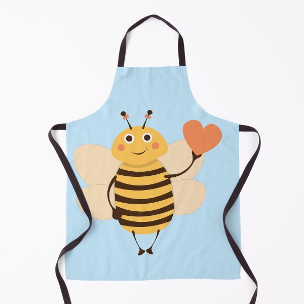 Item preview, Cute Standing Bee Holding a Heart designed and sold by rymarenko.