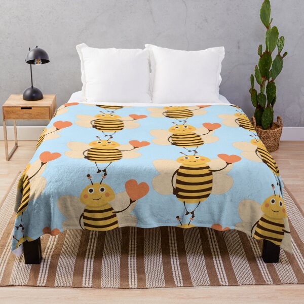 Item preview, Cute Standing Bee Holding a Heart designed and sold by rymarenko.