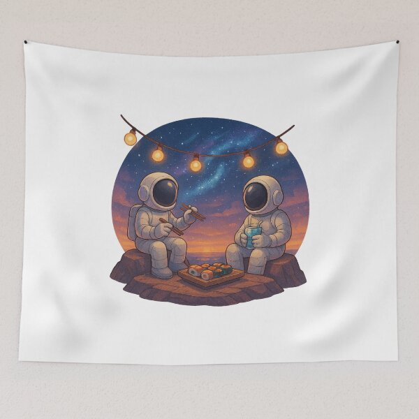 Item preview, Starlit Sushi Date designed and sold by HEERMANArt.