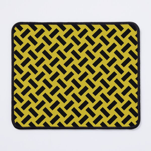 Item preview, yellow and Black Geometric Pattern designed and sold by Aumpuk.