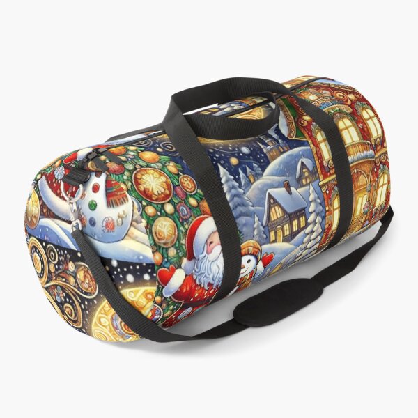 Item preview, Merry Christmas Festive - Klimt Folk Art Scene designed and sold by Yves Artico.