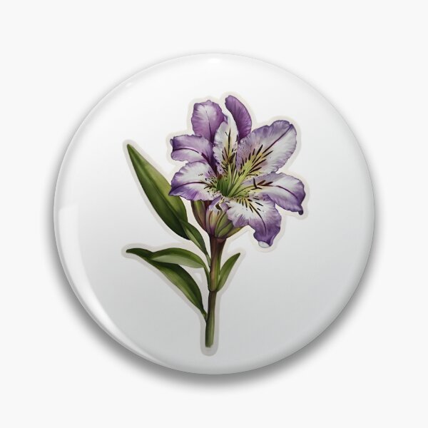 Item preview, Purple Peruvian Lily (Alstroemeria) designed and sold by HOMETOWN86.