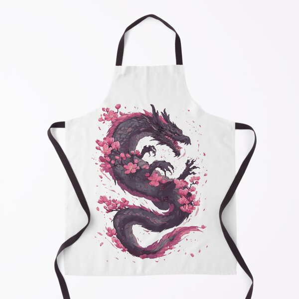 Item preview, Japanese Dragon - Blooming Wrath in Sakura Storm designed and sold by bapupa.