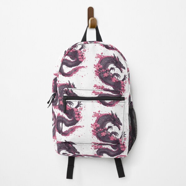 Item preview, Japanese Dragon - Blooming Wrath in Sakura Storm designed and sold by bapupa.