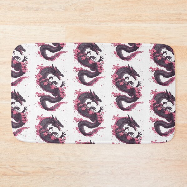 Item preview, Japanese Dragon - Blooming Wrath in Sakura Storm designed and sold by bapupa.