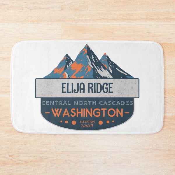 Item preview, Elija Ridge, Central North Cascades, Washington, Mountain Badge designed and sold by Wanderful-roads.