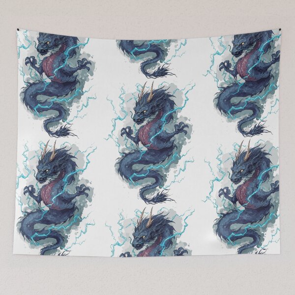 Item preview, Japanese Dragon - Thunder Guardian Awakens designed and sold by bapupa.
