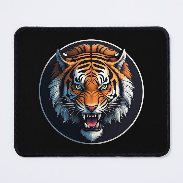 Item preview, Fierce Roaring Tiger Head Illustration designed and sold by PrintBreeze.