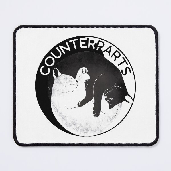 Item preview, Counterparts Cats Yin Yang Design | Opposite Feline Harmony Art designed and sold by ArtsyExplorer.