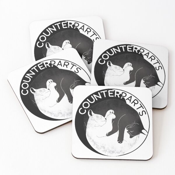 Item preview, Counterparts Cats Yin Yang Design | Opposite Feline Harmony Art designed and sold by ArtsyExplorer.