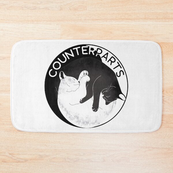 Item preview, Counterparts Cats Yin Yang Design | Opposite Feline Harmony Art designed and sold by ArtsyExplorer.