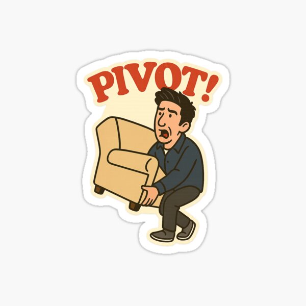 Item preview, Pivot! Popular Friends Quote designed and sold by minimalistashop.