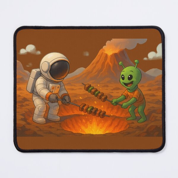 Item preview, Grillmasters of the Volcano Planet designed and sold by HEERMANArt.