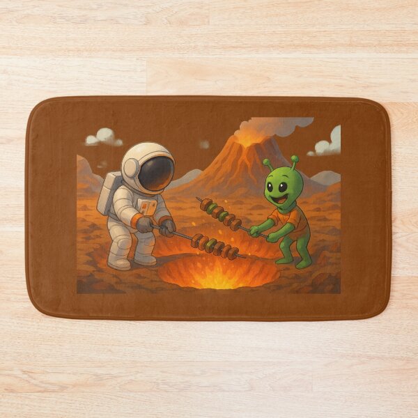 Item preview, Grillmasters of the Volcano Planet designed and sold by HEERMANArt.